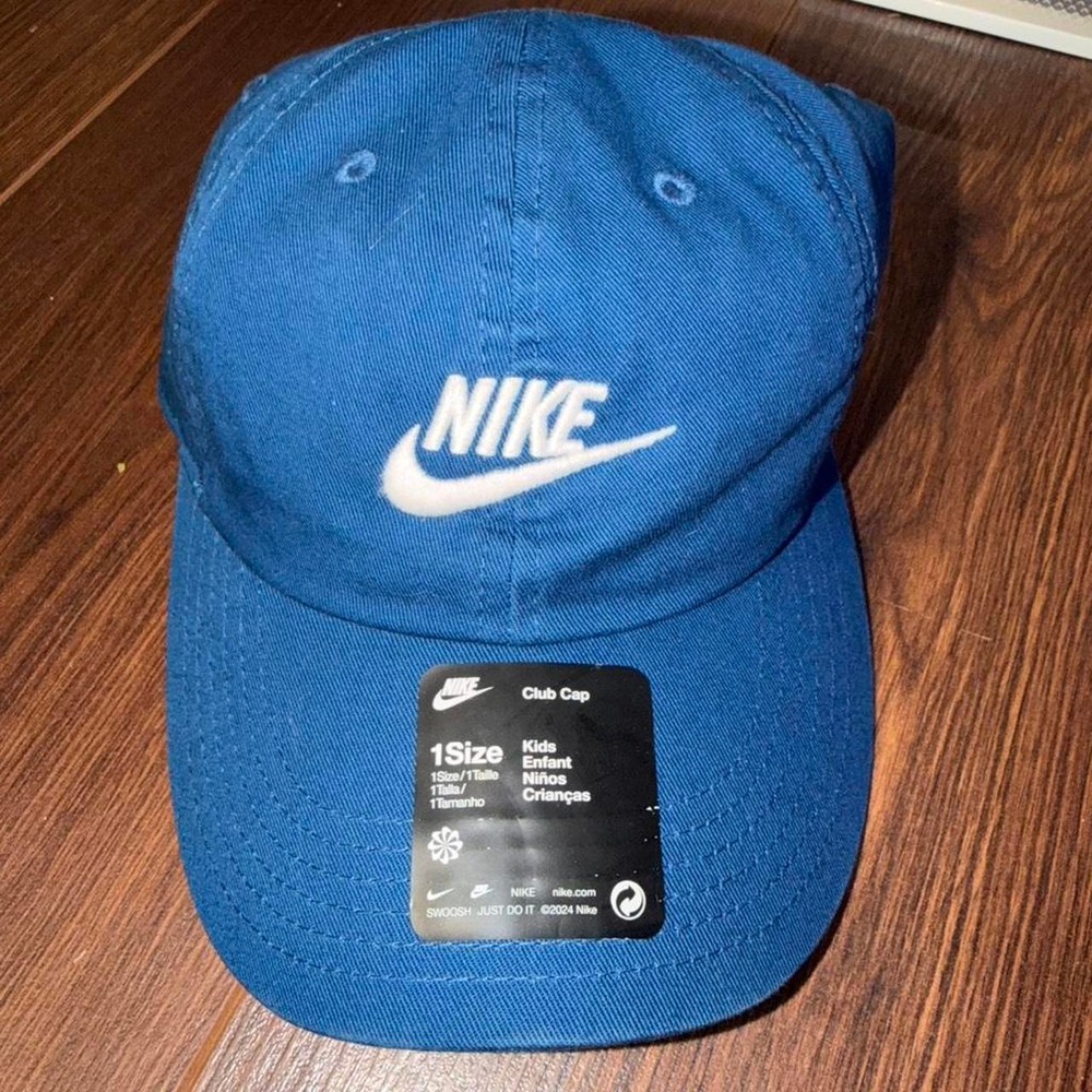 Nike blue kids cap